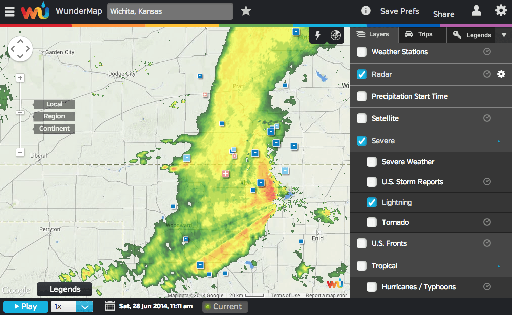 Weather Underground Lightning Strike Map When Thunder Roars Professional Disc Golf Association